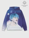 Худи мужской база хлопок / BTS Blue