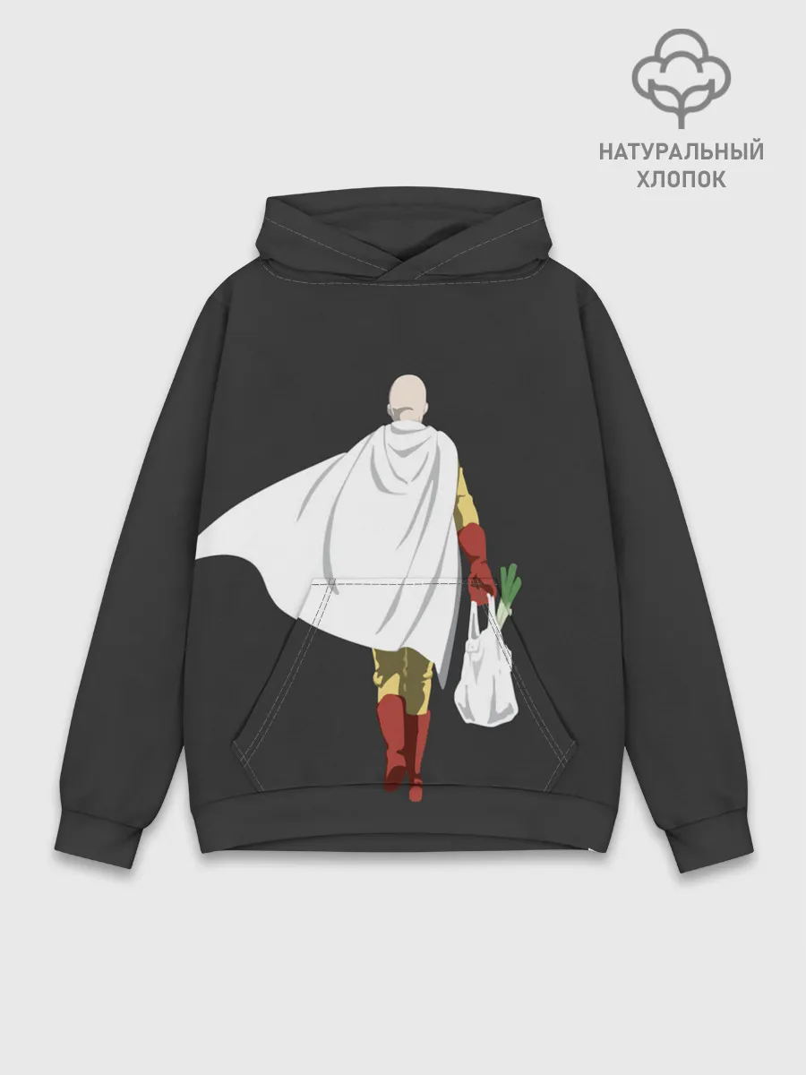 Худи мужской база хлопок / Saitama