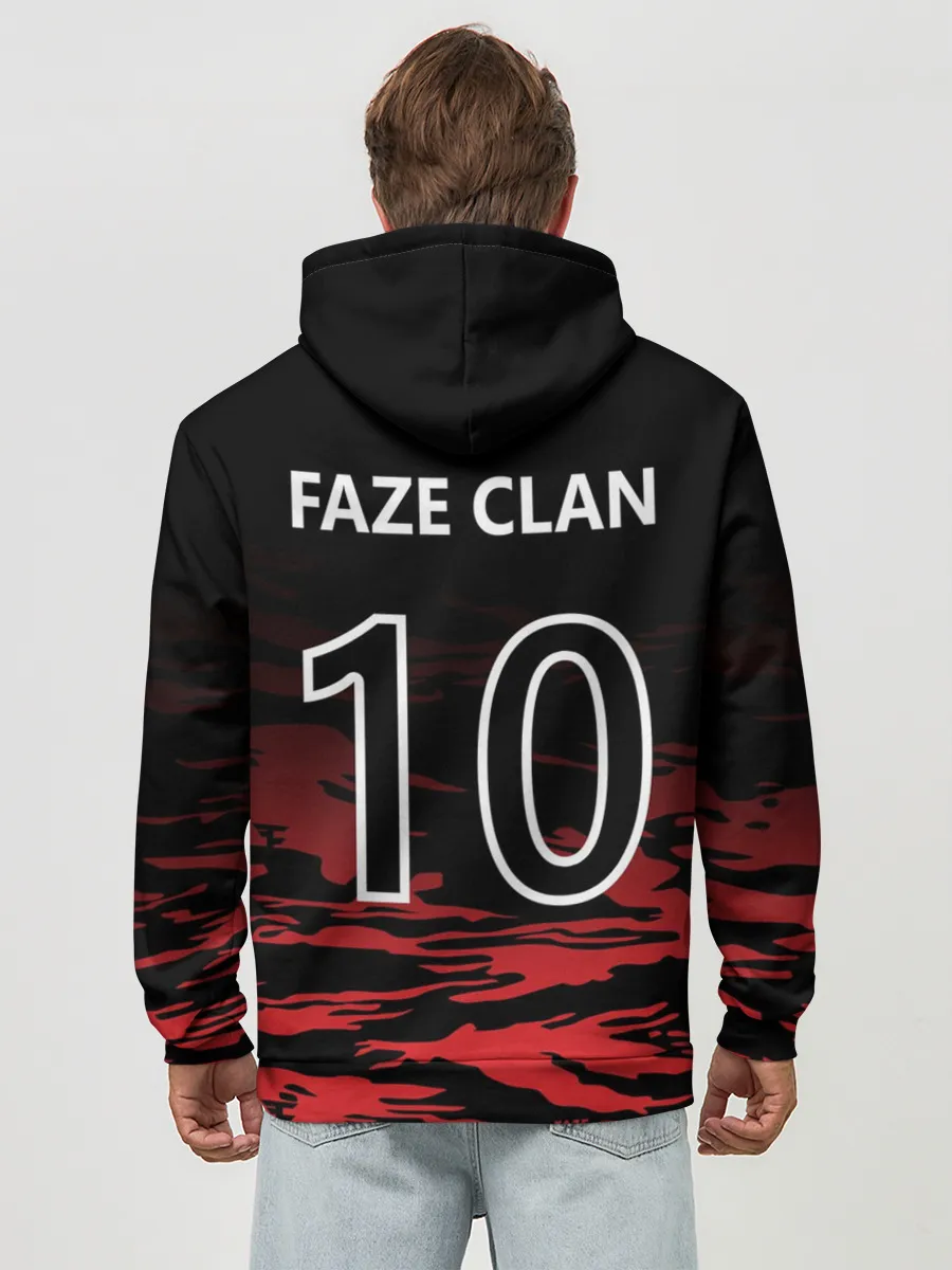 Худи мужской база хлопок / Faze clan - Jersey pro 2019