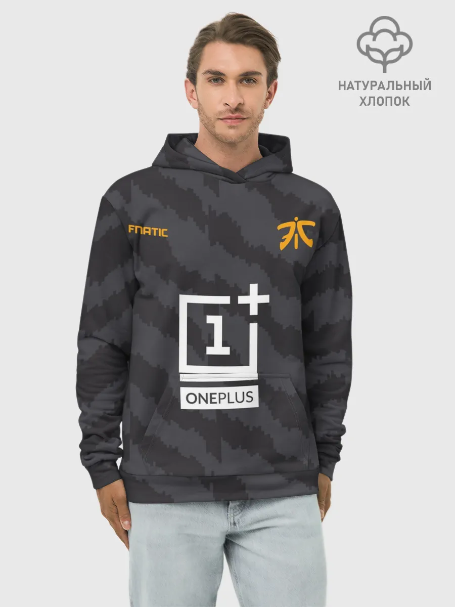 Худи мужской база хлопок / Fnatic - Jersey pro 2019