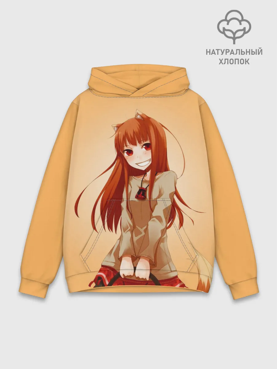 Худи мужской база хлопок / Волчица и пряности