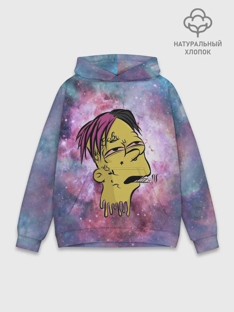 Худи мужской база хлопок / Lil Peep
