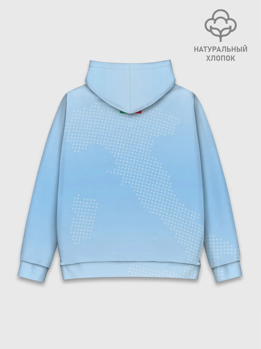 Худи мужской база хлопок / Сборная Италии