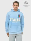 Худи мужской база хлопок / Сборная Италии