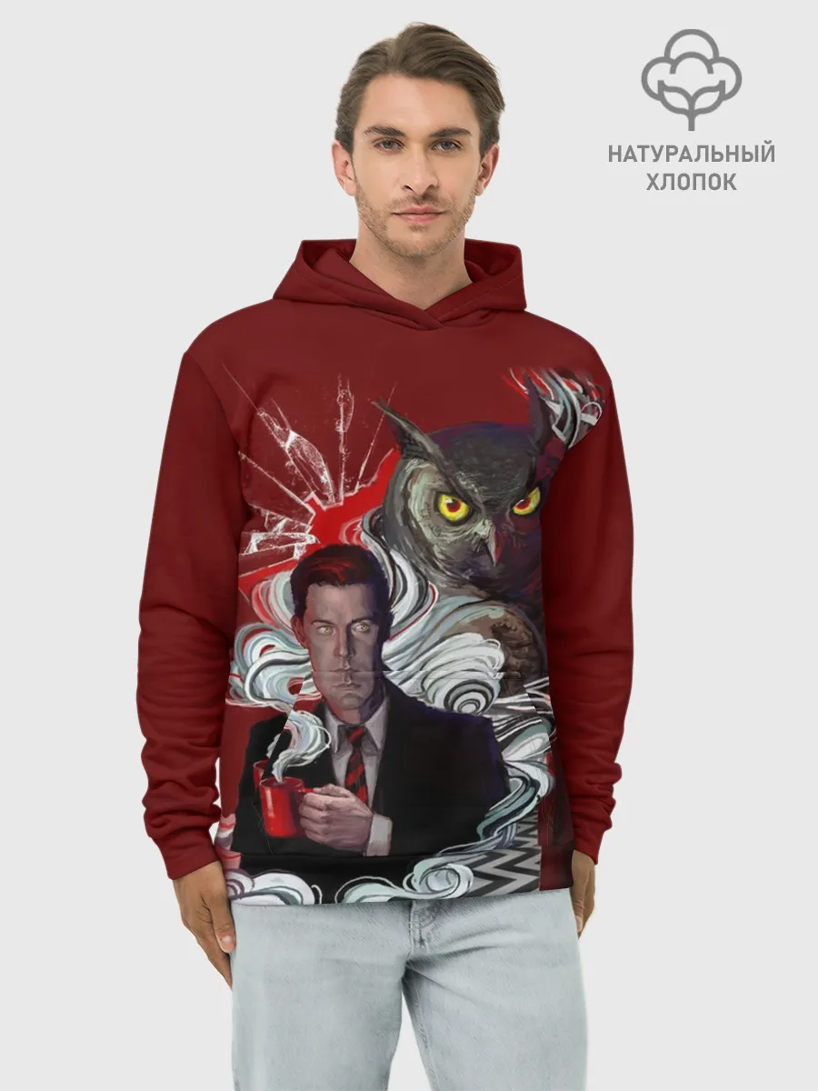 Худи мужской база хлопок / Twin Peaks