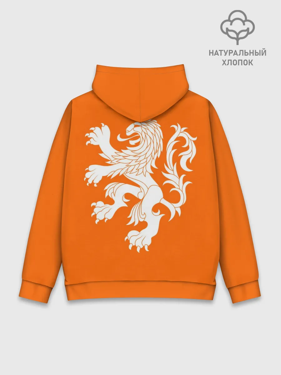 Худи мужской база хлопок / Сборная Голландии