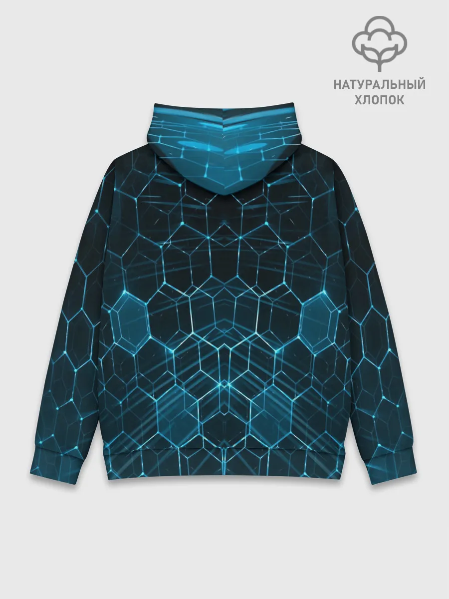 Худи мужской база хлопок / НЕОНОВАЯ БРОНЯ