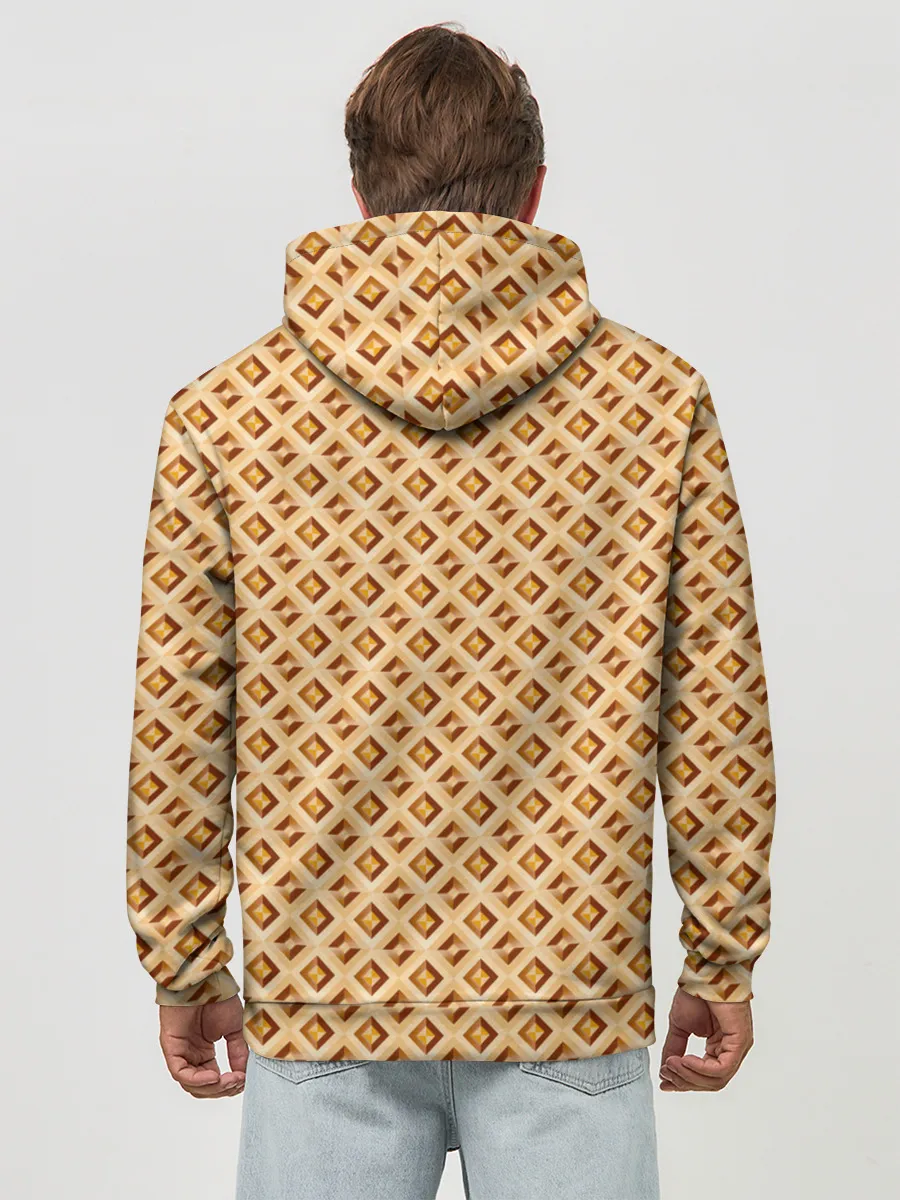 Худи мужской база хлопок / Иллюзия в золотом