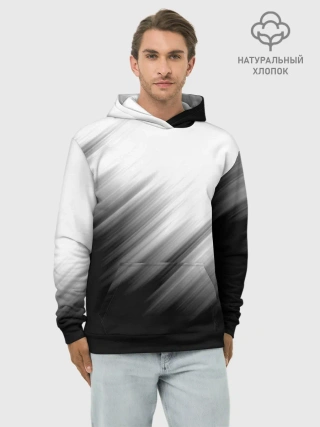 Худи мужской база хлопок / ПОЛОСЫ И НИЧЕГО ЛИШНЕГО