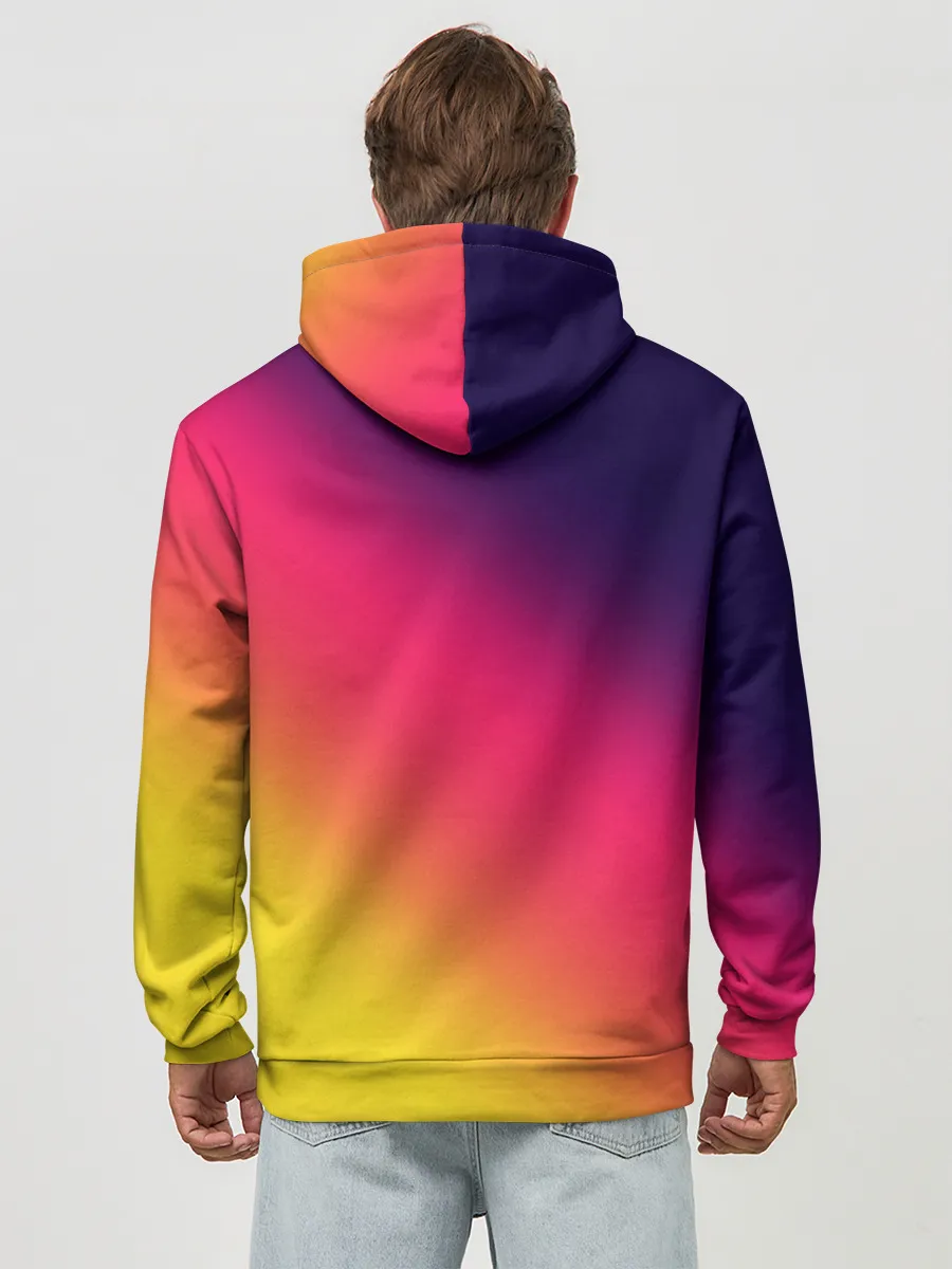 Худи мужской база хлопок / Градиент