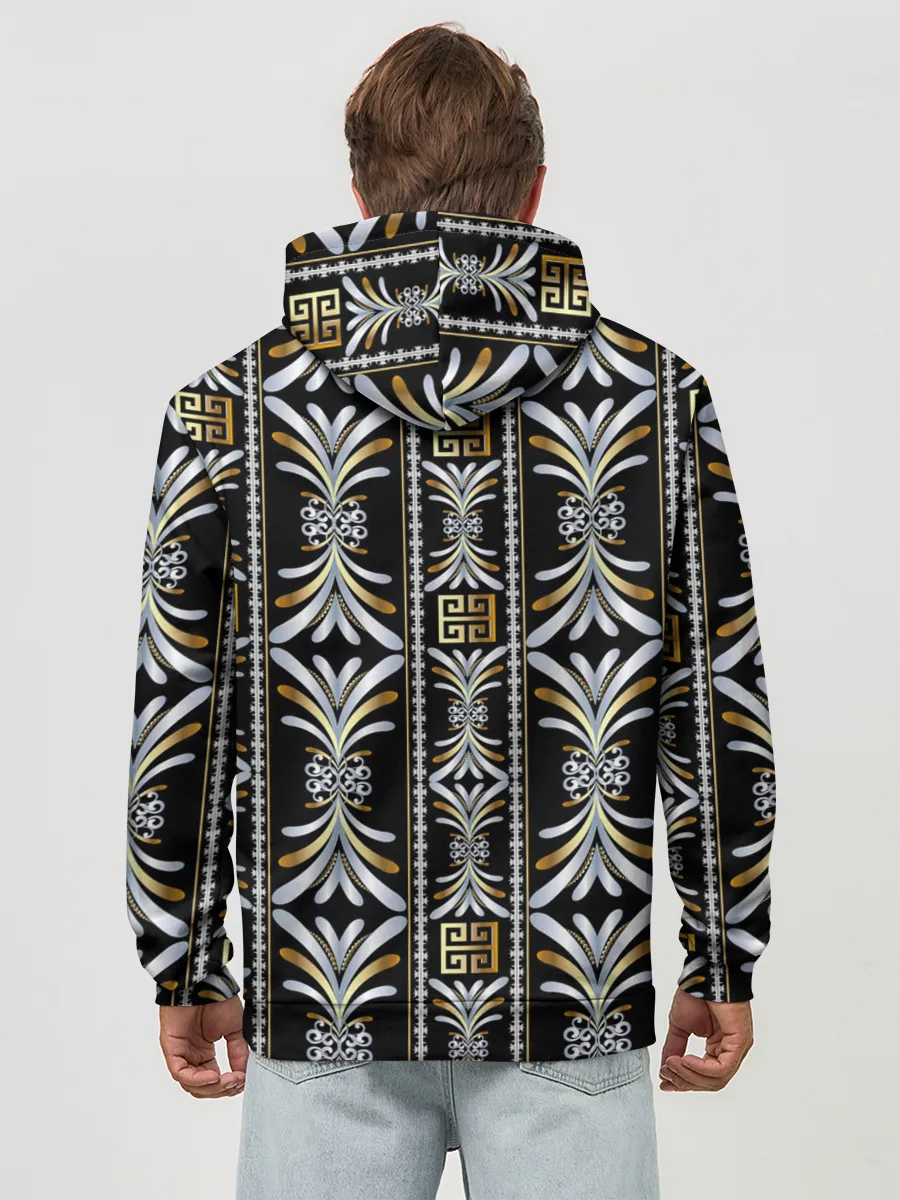 Худи мужской база хлопок / silver