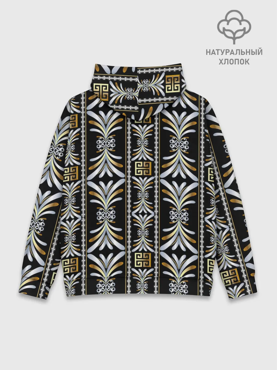 Худи мужской база хлопок / silver