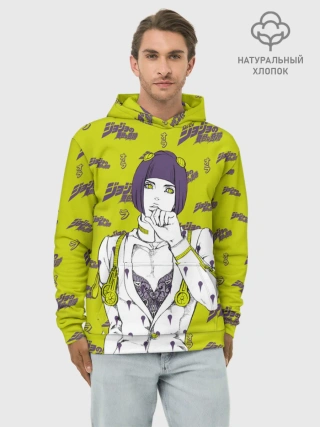 Худи мужской база хлопок / JoJo Bizarre Adventure