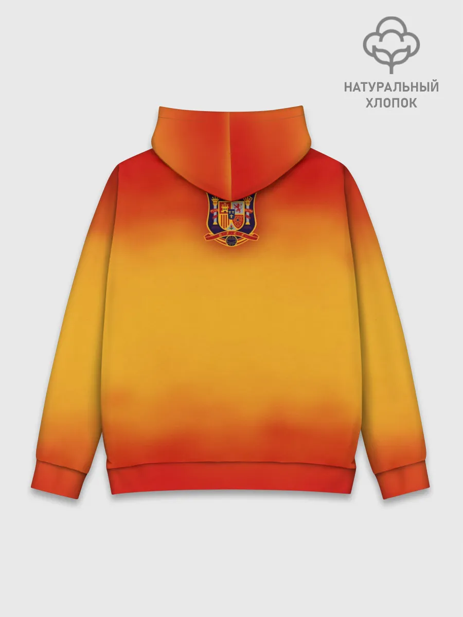 Худи мужской база хлопок / Сборная Испании