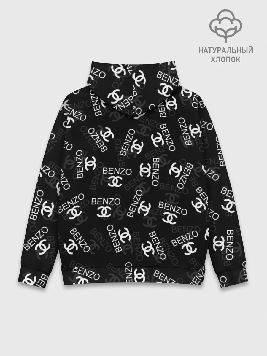 Худи мужской база хлопок / BENZO GANG - BIG BABY TAPE