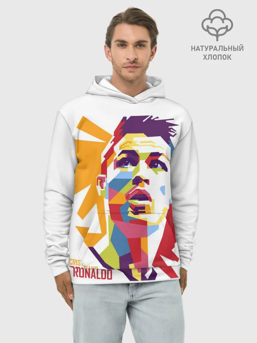 Худи мужской база хлопок / Криштиану Роналду