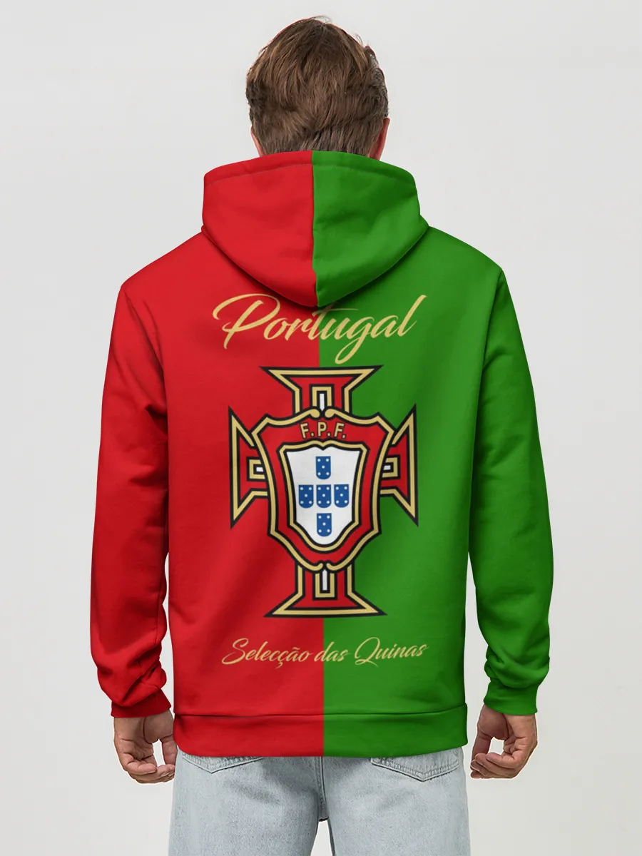 Худи мужской база хлопок / Сборная Португалии