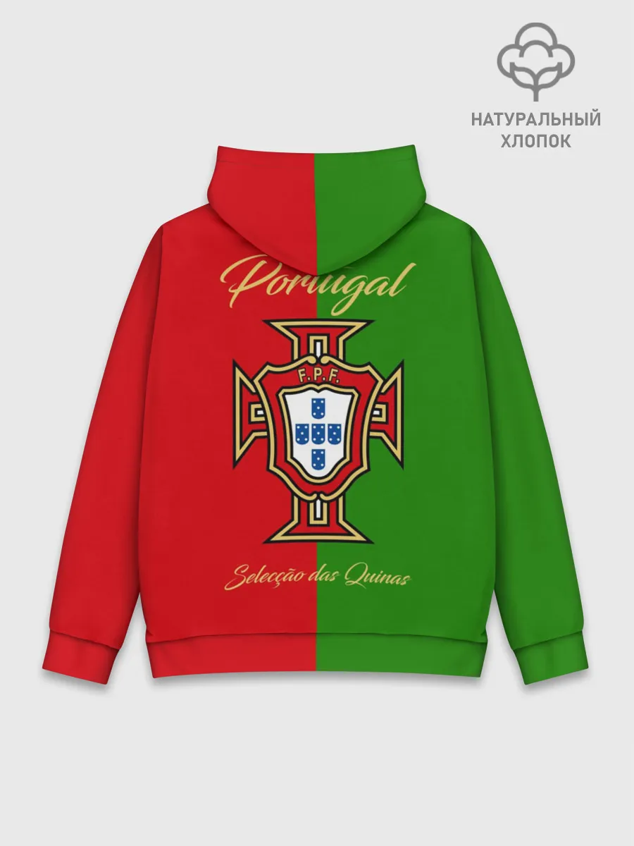 Худи мужской база хлопок / Сборная Португалии