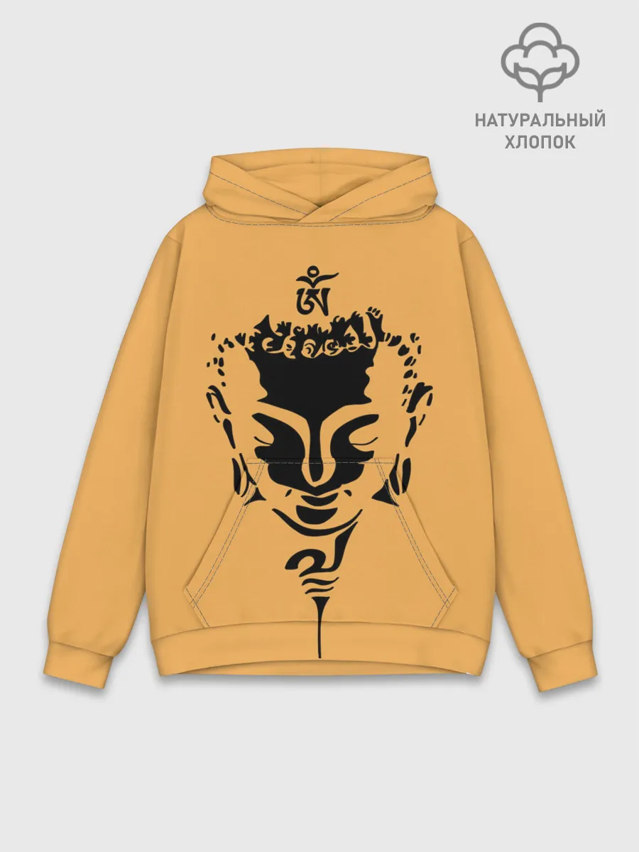 Худи мужской база хлопок / Будда