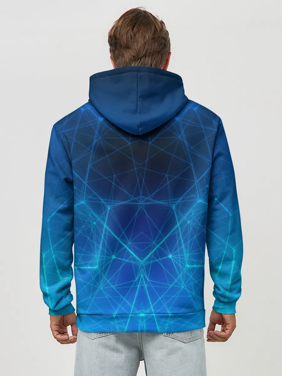 Худи мужской база хлопок / НЕОНОВАЯ ЗАЩИТА