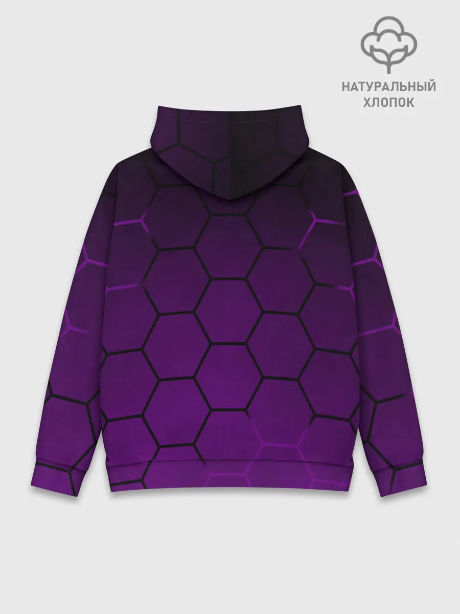 Худи мужской база хлопок / Неоновая броня