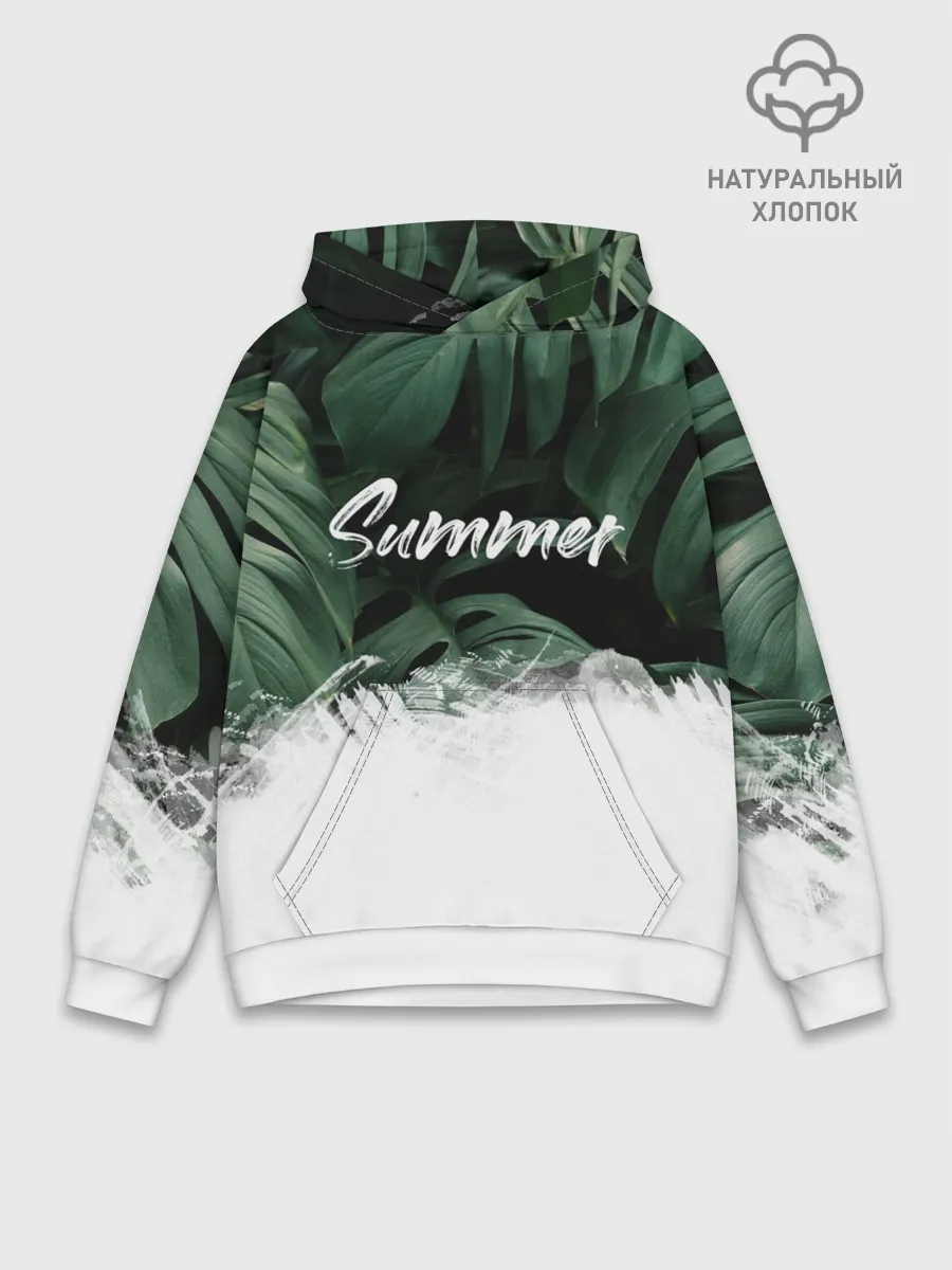 Худи мужской база хлопок / Лето