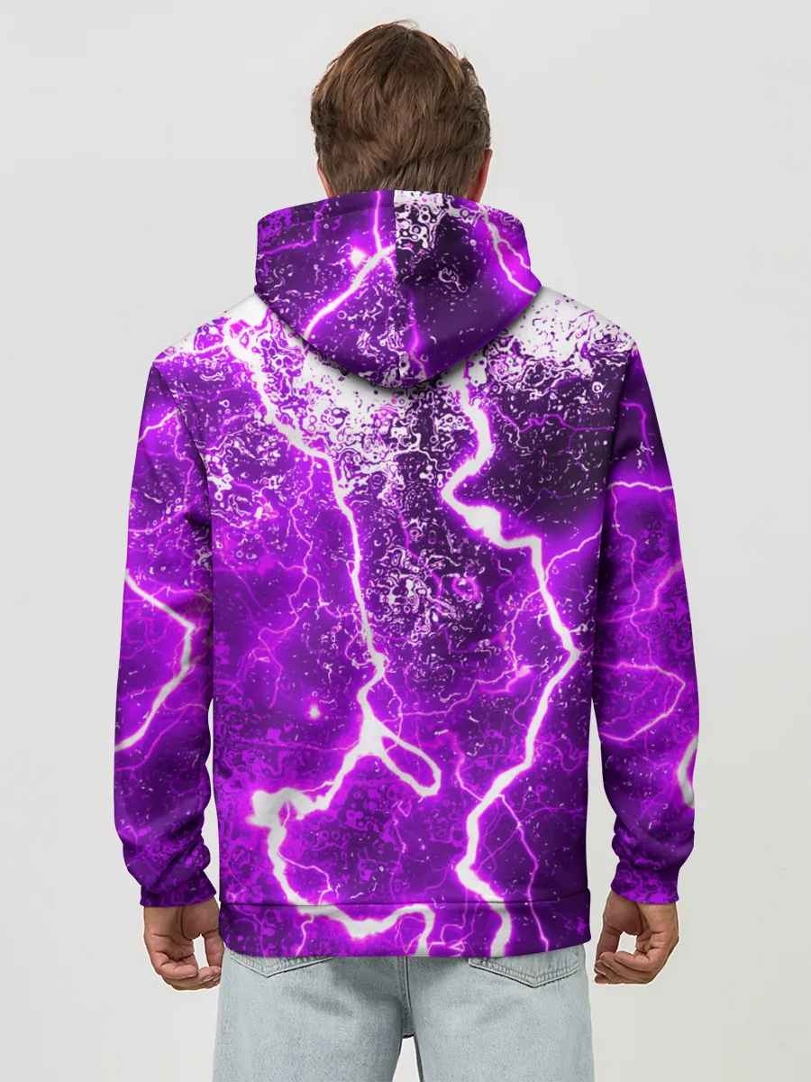 Худи мужской база хлопок / НЕОНОВЫЙ STORM