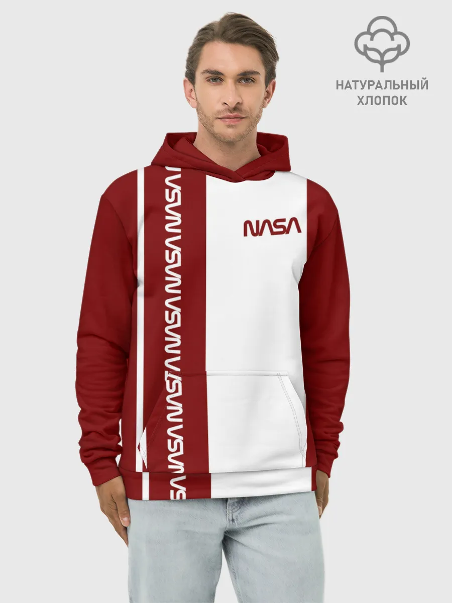 Худи мужской база хлопок / NASA