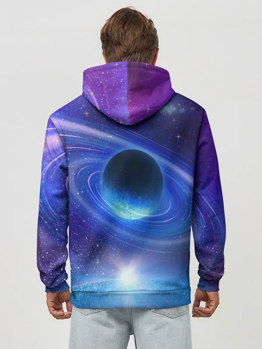Худи мужской база хлопок / Космос