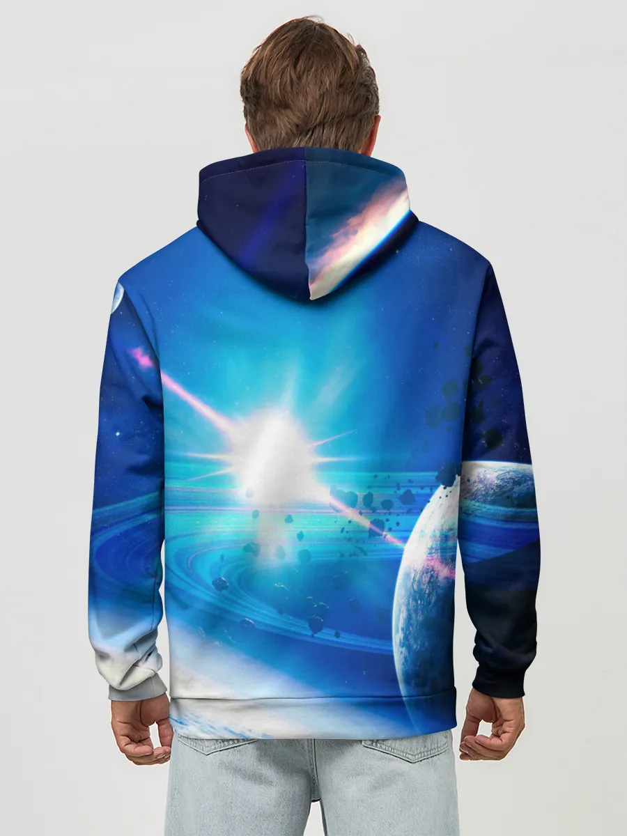 Худи мужской база хлопок / Космос