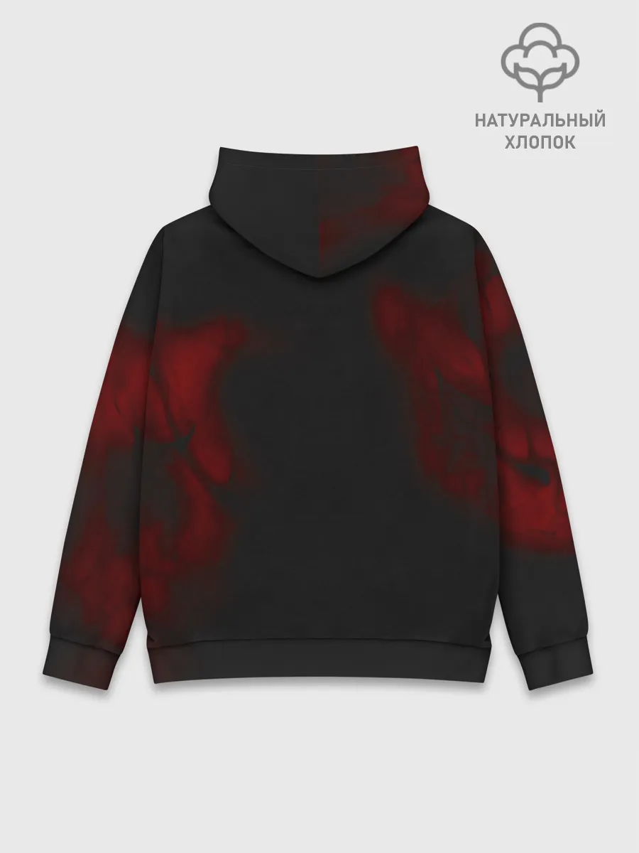 Худи мужской база хлопок / Кулак ярости Сайтамы