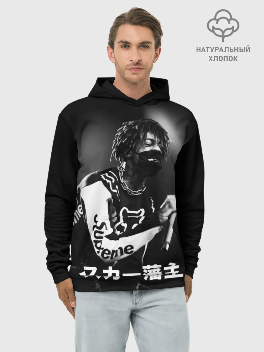 Худи мужской база хлопок / Scarlxrd