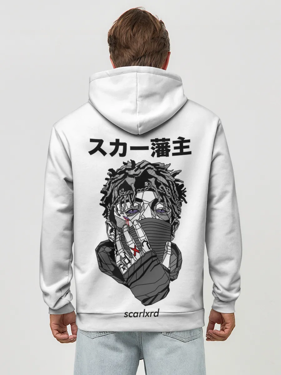 Худи мужской база хлопок / Scarlxrd