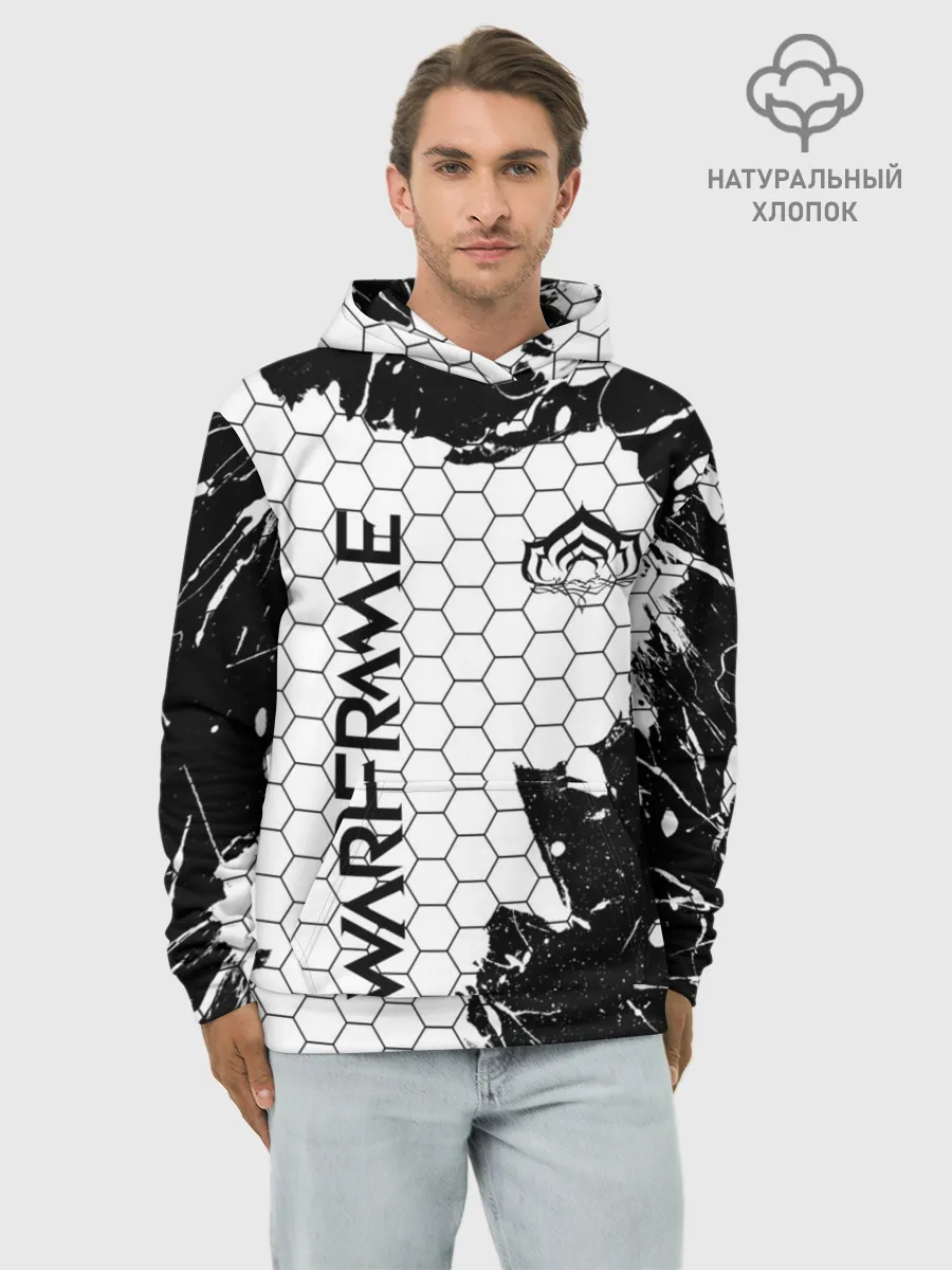 Худи мужской база хлопок / WARFRAME