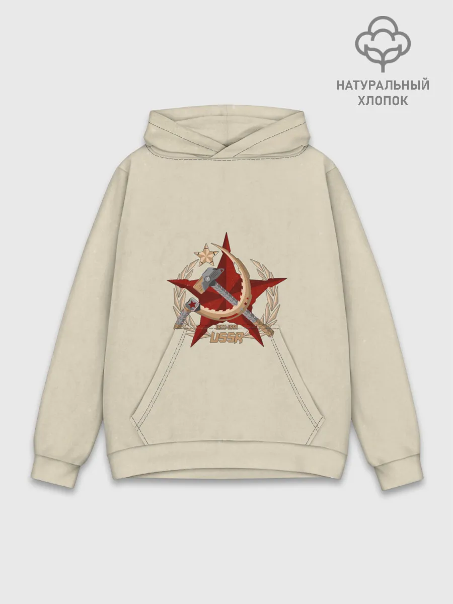 Худи мужской база хлопок / USSR 1922 - 1991