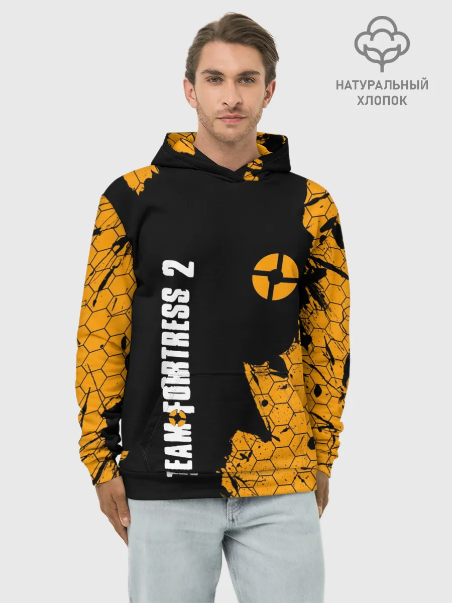 Худи мужской база хлопок / TEAM FORTRESS 2