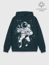 Худи мужской база хлопок / Космонавт