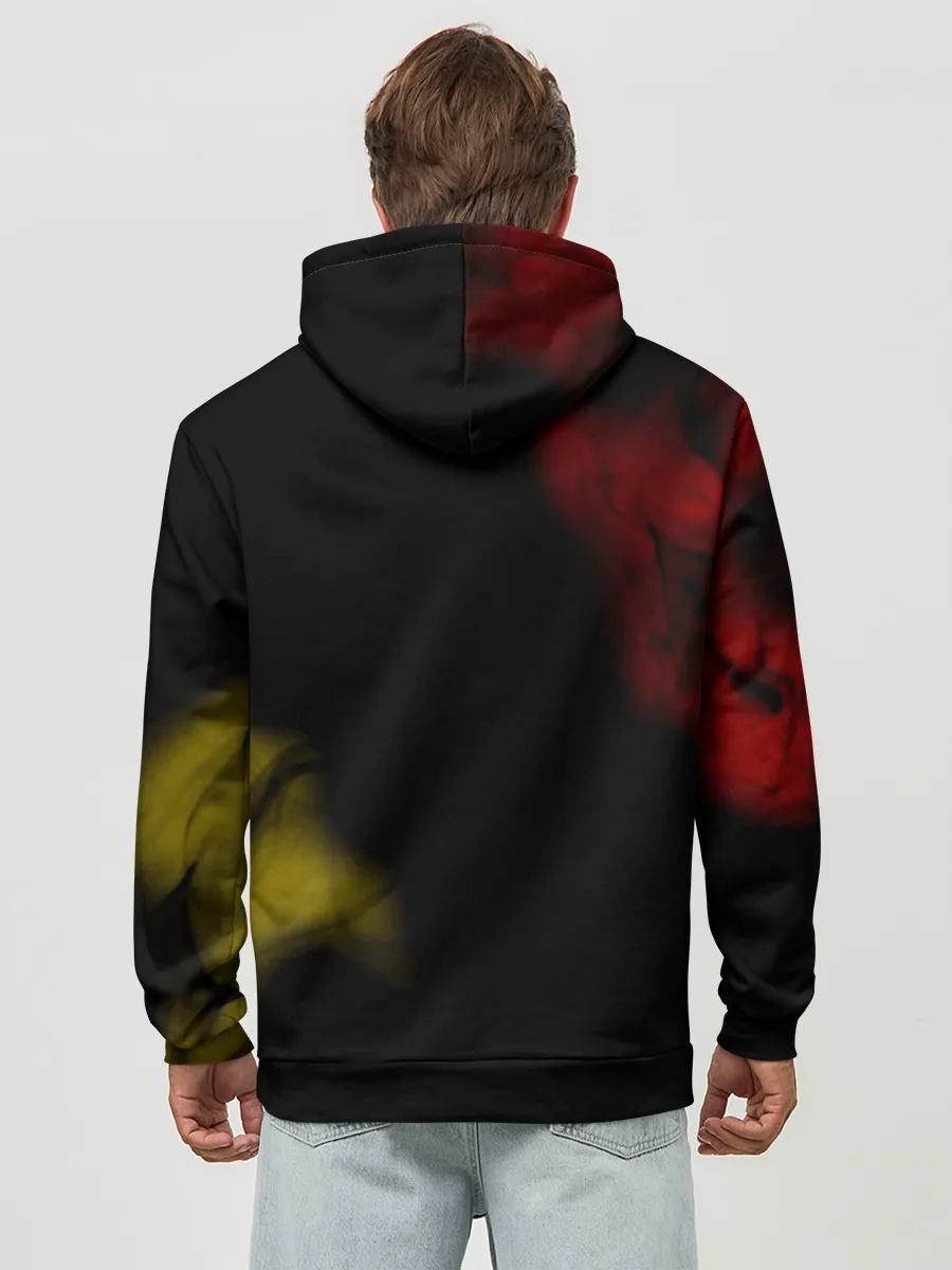 Худи мужской база хлопок / Один удар Сайтамы