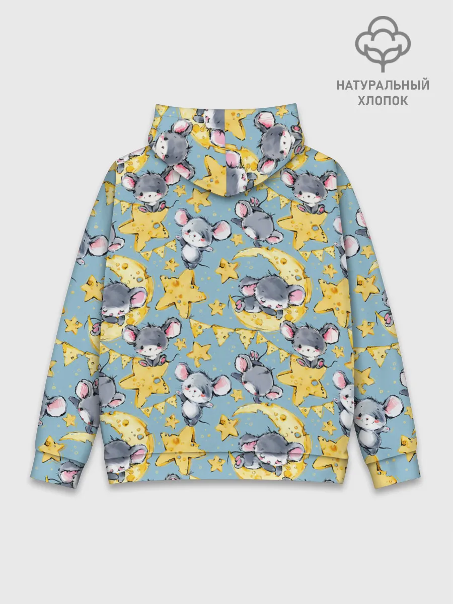 Худи мужской база хлопок / Сыр и мыши