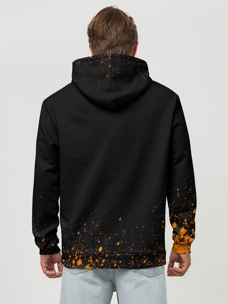 Худи мужской база хлопок / HALF LIFE