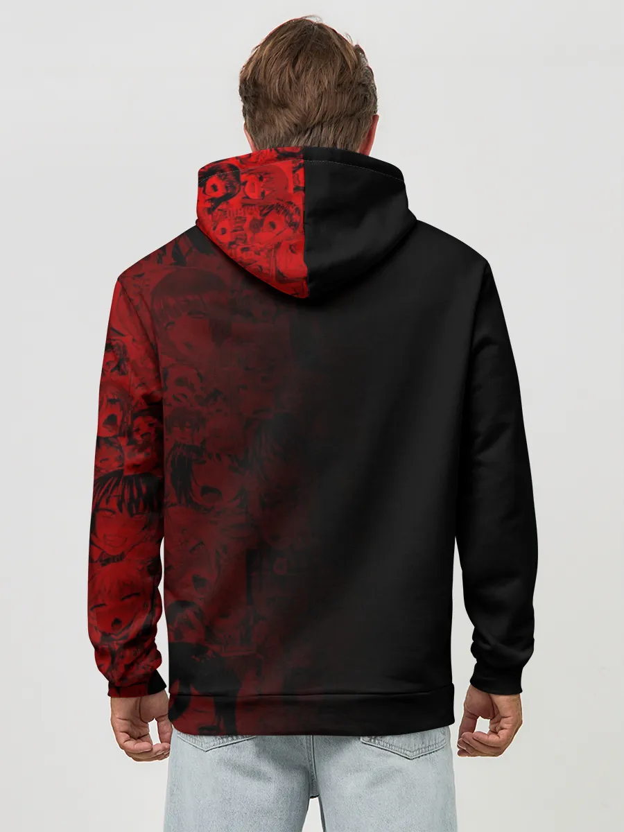 Худи мужской база хлопок / Японская анимация