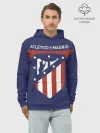 Худи мужской база хлопок / Atletico de Madrid