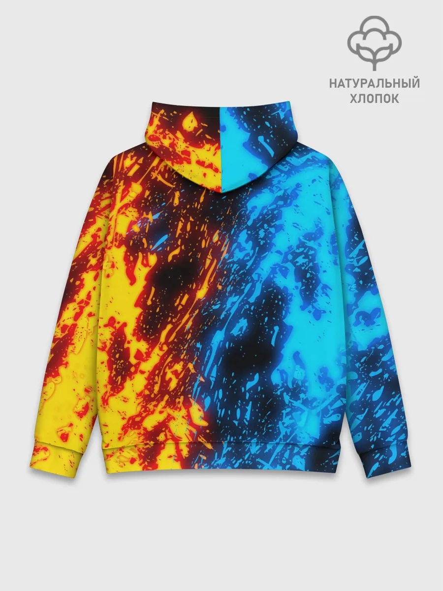 Худи мужской база хлопок / БИТВА ОГНЕЙ