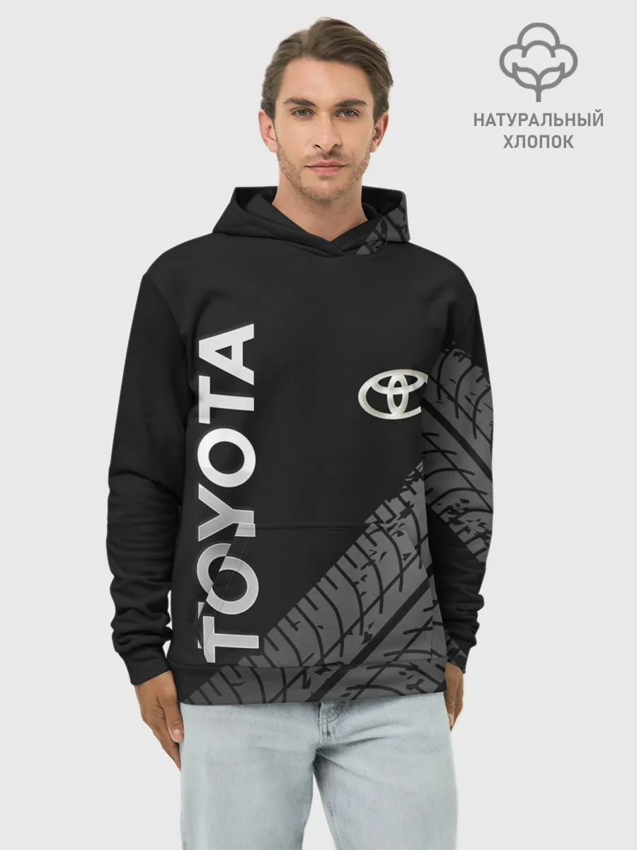 Худи мужской база хлопок / Toyota