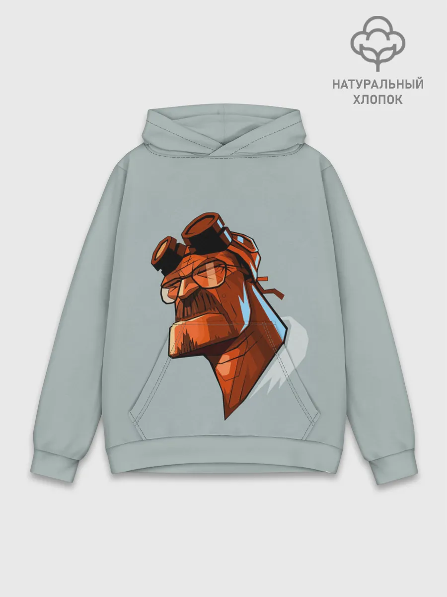 Худи мужской база хлопок / Hellbad