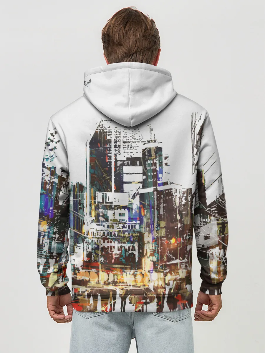 Худи мужской база хлопок / Мегаполис