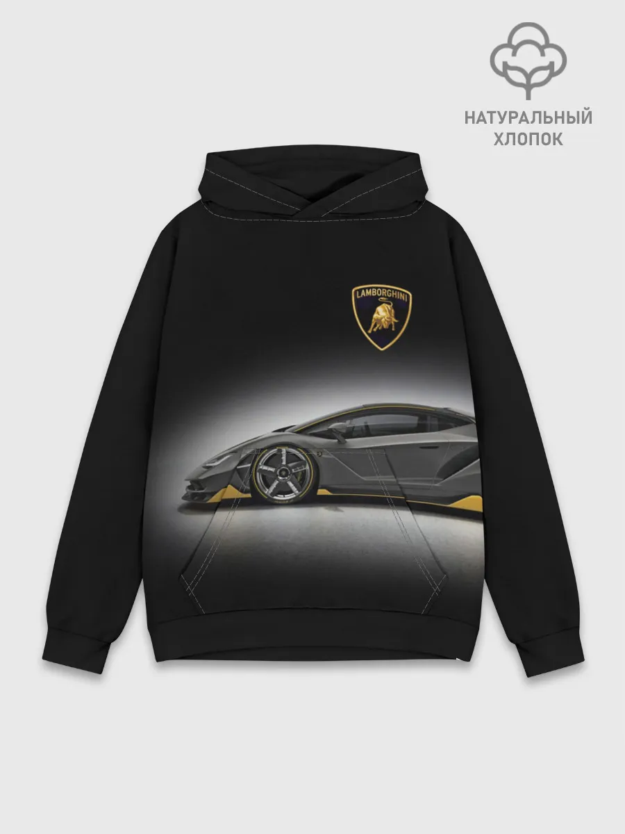 Худи мужской база хлопок / Lambo