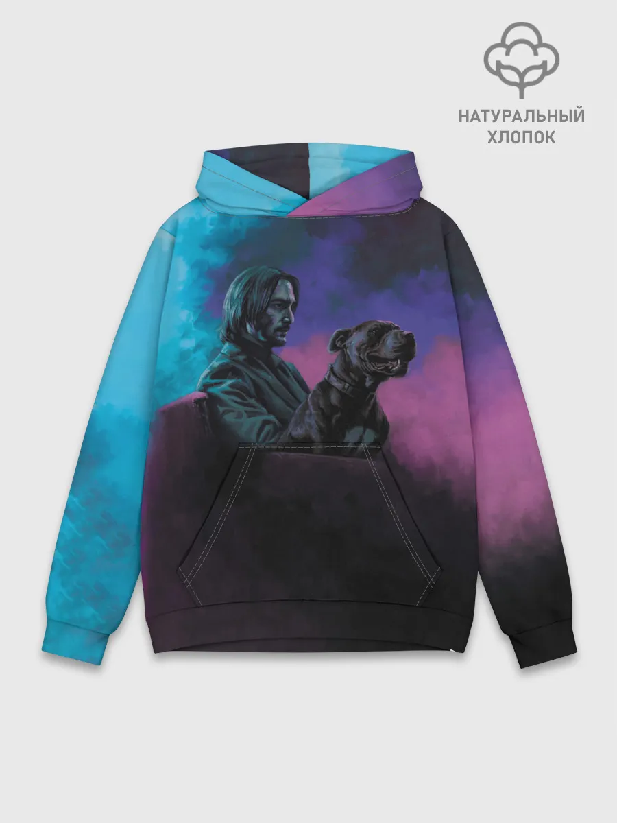 Худи мужской база хлопок / Друг