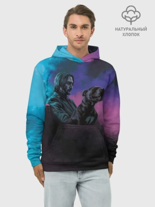 Худи мужской база хлопок / Друг