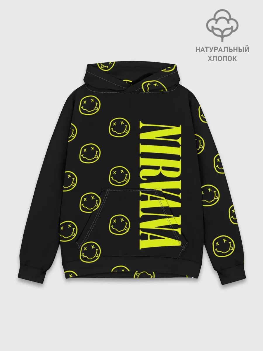 Худи мужской база хлопок / Nirvana 2